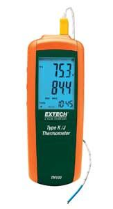 Extech TM100 Type K/J Single Input Thermometer
