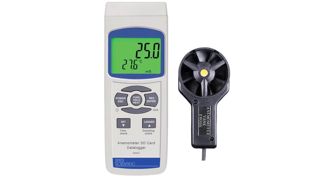 Máy đo gió và nhiệt độ Datalog 850023 – Sper Scientific