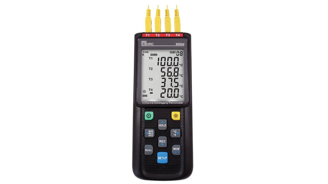 Máy đo nhiệt độ Datalog 4 kênh 800024 – Sper Scientific