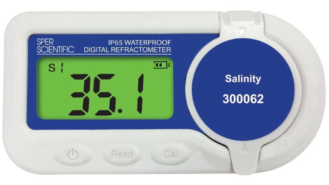 Máy đo nồng độ muối, nD, trọng lượng riêng 300062 – Sper Scientific