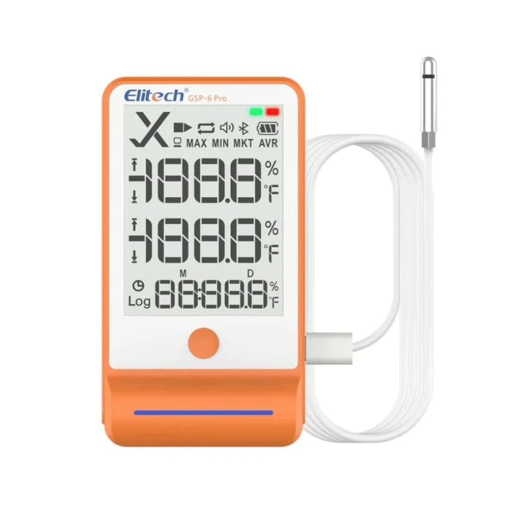 Nhiệt ẩm kế tự ghi Elitech GSP-6Pro (Bộ nhớ 100.000 điểm ghi)